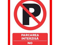 Placuta de parcare interzisa no parking